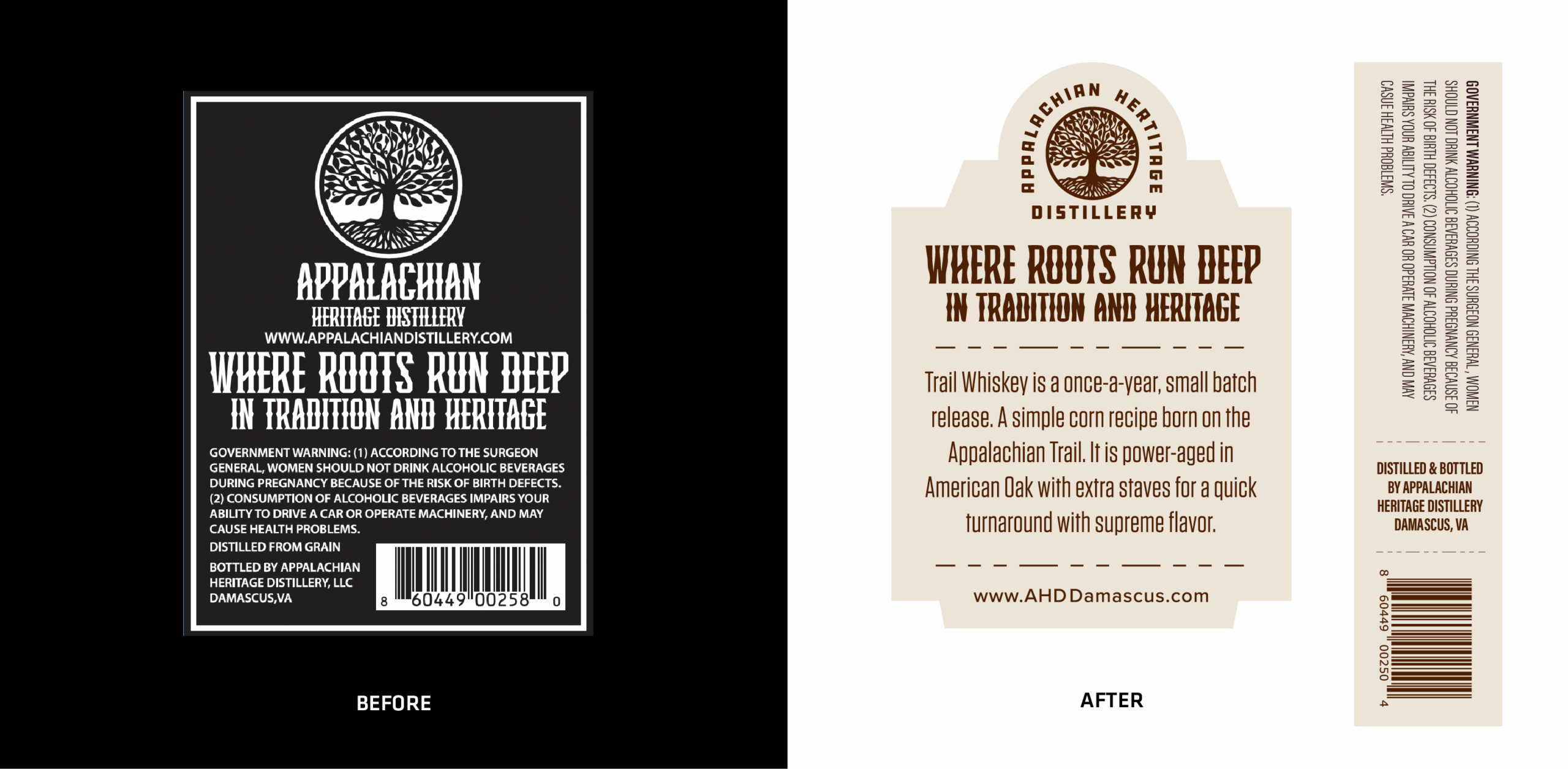 Whiskey Label comparison