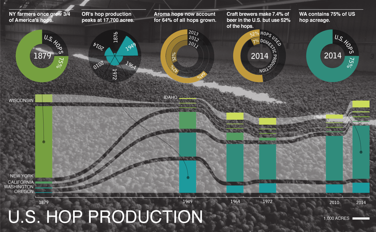 US Hop Production Data Story image